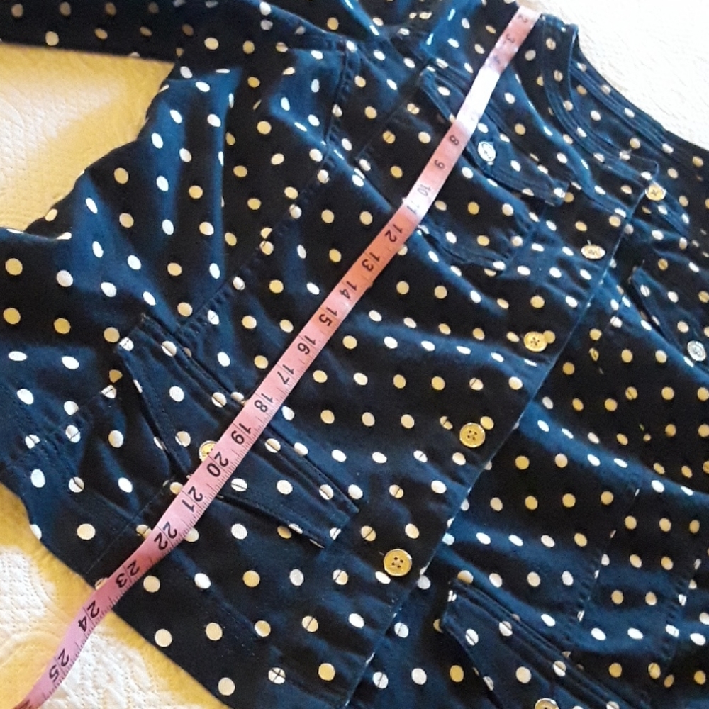 CHAPS polkadot denim jacket - Picture 7 of 7